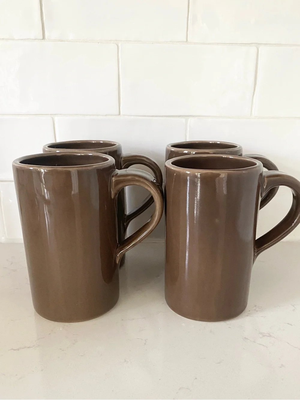 POTTERY BARN Studio Ceramic Mugs - Set of 4